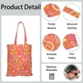 thumbnail image 5 of Colorful Vintage Paisley Pattern Reusable Tote Bag - Spacious Eco-Friendly Grocery Bag, 5 of 6