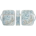 thumbnail image 2 of Yuyamidu Daisy Bible Cases for Woman Blue Quilted Bible Cover Protective Bible Carrying Case Bag with Tote Handle Fashion Carrying Bible Study Supplies Accessories, 2 of 8