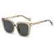 thumbnail image 1 of Gafas de sol cuadradas de cadena con montura grande, gafas de sol de tendencia de tiro callejero de moda, hechas de PC, 1 of 5