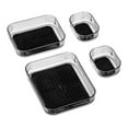 thumbnail image 2 of madesmart 4-Piece Clear Bin Pack, Clear Soft Grip Collection, Non-Slip Feet, BPA-free, Clear/Carbon, 2 of 3