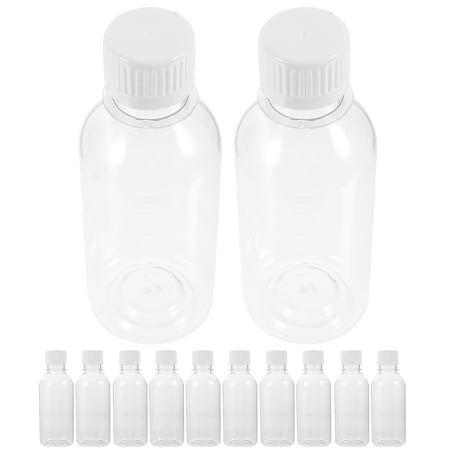 FOLOYORI 12-Pack Transparent Multipurpose Pet Water Bottles for Storage and Drinking Use and Convenient