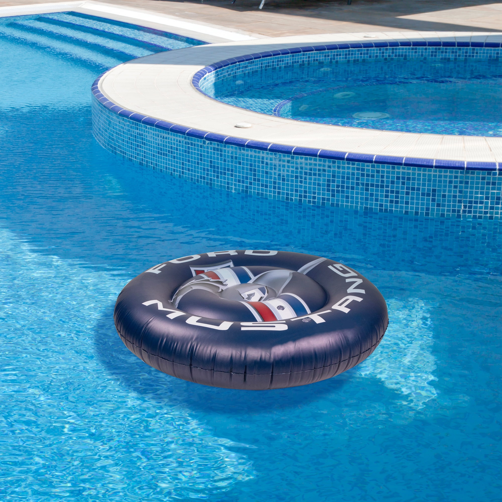 Northlight Inflatable Ford Mustang Round Pool Float - 46"