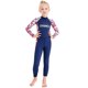 thumbnail image 5 of DIVE&SAIL Traje de buceo Manga larga Estampado de flores Traje de baño con protección UV JShteea El nuevo, 5 of 9