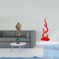 thumbnail image 2 of Figura de escritorio,Estatua de caballero,artesanía artística,coleccionable,escritorio,oficina,Escultura abstracta de fuego,Estatua de arte abstracto,adorno para decoración del, 2 of 8