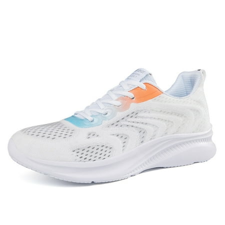 

TAIAOJING Men s Mesh Eco-Friendly Sneakers Couple Shoes Lace Up Casual Shoes Lace Up Breathable Flat Casual Shoes Walking Sneakers