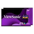 thumbnail image 1 of ViewSonic VG2455_56A_H2 24 Dual Pack Head-Only 1080p IPS Docking Monitors w/USB C 3.2 with 90W Power (Renewed), 1 of 5