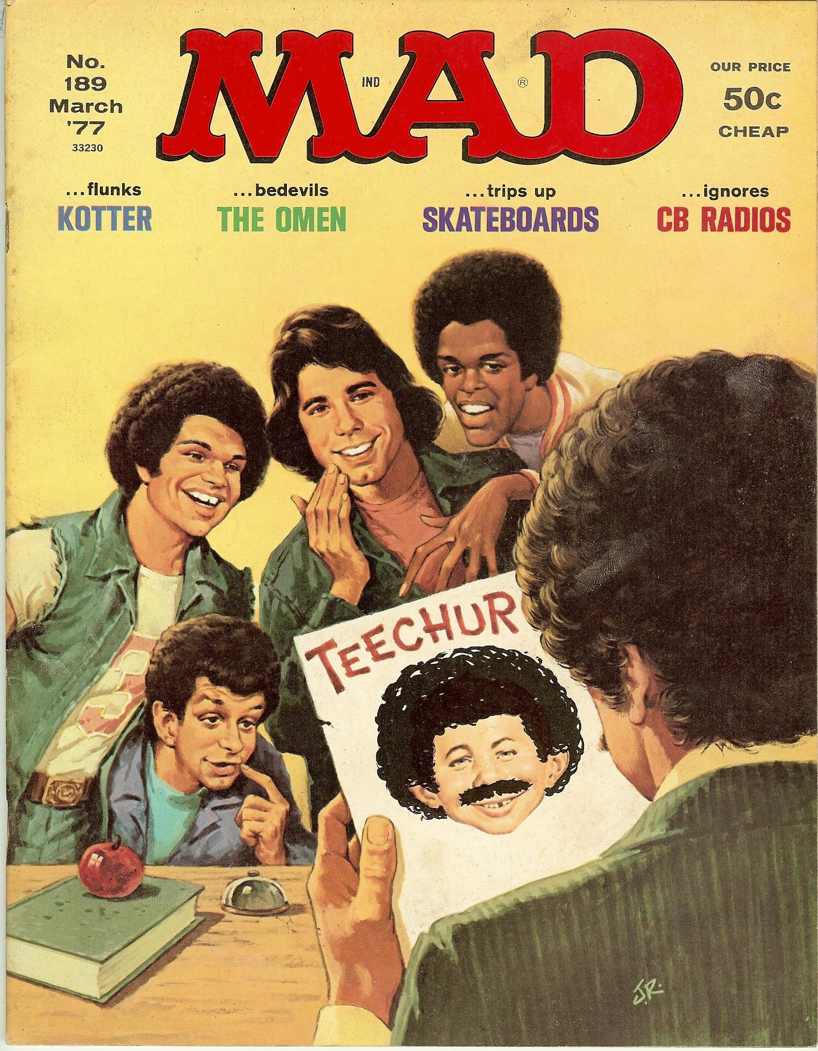 MAD Magazine #189 March 1977 Welcome Back Kotter