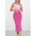 thumbnail image 3 of Conjunto de Verano para Mujer de 2 Piezas PRETTYGARDEN Top de Tirantes y Falda M, 3 of 8