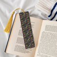 thumbnail image 4 of Kdxio Colorful Geometric Figures Print Metal Tassel Bookmarks,Perfect Gift for Art Lovers and Bookworms Metal Bookmarks for Women, 4 of 8