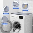 thumbnail image 3 of Washer Dryer Protective Silicone Rubber Mat 23.6 x 23.6Inch, 3 of 5