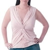 Metro7 - Women's Plus Layered Twist Tank