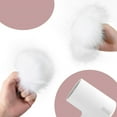 thumbnail image 3 of 12 Pieces Faux Fur Pom Pom Balls Fur Fluffy Pompom Ball with Elastic Loop for Hats Shoes Scarves Gloves Scarves Bag Key Chain Charms Accessories, 3 of 7