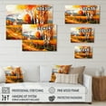 thumbnail image 4 of Designart Small Cottage In Autumn IV Canvas Wall Art, 4 of 5
