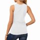 thumbnail image 1 of Camiseta sin mangas con cuello en V para mujer, camiseta sin mangas con hebilla delantera para mujer, camiseta sin mangas de verano para mujer, calidad profesional, 1 of 3