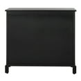 thumbnail image 6 of SAFAVIEH Herman Storage Unit with Wicker Baskets, Distressed Black, for Entryway or Living Room, 6 of 7