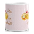 thumbnail image 3 of A Kiss For My Sweetheart Kissing Emoticons Coffee Tea Ceramic Mug Office Work Cup Gift 11 Oz, 3 of 3