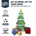 thumbnail image 3 of Árbol de Navidad inflable Joiedomi de 7 pies con 3 cajas de regalo LED, 3 of 9