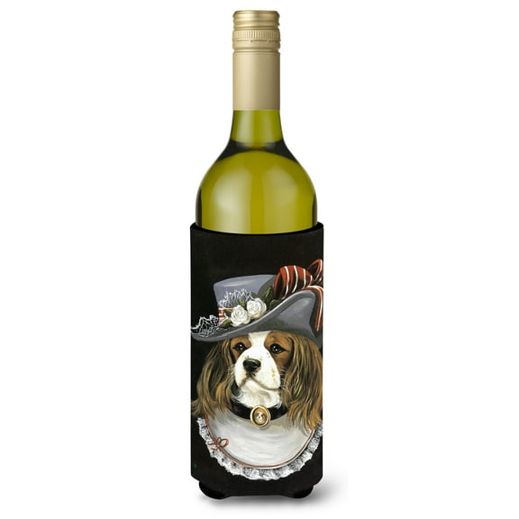 Carolines Treasures PPP3068LITERK 24 oz Cavalier Spaniel Stella Wine Bottle Hugger