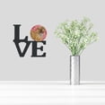 thumbnail image 2 of Shar Pei Puppy Love Metal Wall Artwork LOVE, 2 of 2