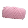 thumbnail image 3 of facefd 1kg Velvet Chunky Yarn Arm Knitting Rug Rug Making Making Hand Knit Pet Bed Crocheting Pink, 3 of 9