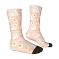 thumbnail image 3 of Uemuo Geese and Flower Pattern Women's Crew Socks, Soft Durable Breathable Moisture-Wicking with Odor Control Cotton socks, 3 of 9