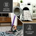 thumbnail image 4 of TWINNIS Area Rugs Floral Boho Rug Floor Carpet for Living Room Bedroom,4'x6',Black, 4 of 7