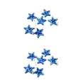 thumbnail image 3 of Paquete de 6 estrellas Injueey 2Conjunto Azul Adorno colgante para árbol de Navidad, 3 of 6