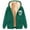 Green 2, variant on Womens Winter Jackets Drawstring Full Zipper Fleece Lined Trench Warm Sherpa Notched Lapel Oversized Overcoat with Pockets,Wine 1,L