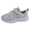 Grey_001, variant on QTSHPN Kids Sneakers Boys Breathable Mesh Toddler Shoes Soft Lightweight Sole Casual Walking Footwear for Kids Play Shoes