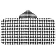thumbnail image 5 of Yayeee Kids Hooded Towel with Hand Pockets Beach Soft Absorbent Bath Wrap 50 x 23.5 inch, Black and White Geometric, 5 of 5