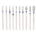 thumbnail image 3 of Nail Bits, Durable Wearproof Nail Drill Bit Set Wide Application High Hardness Silicon Carbide Safe Convenient  For Nail Salon For Home, 3 of 8