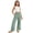C170-Mint Green, variant on Staki Girl's Wide Leg Casual Linen Pants Elastic High Waisted Long Loose Trousers 4-14 Years,9-10 Years
