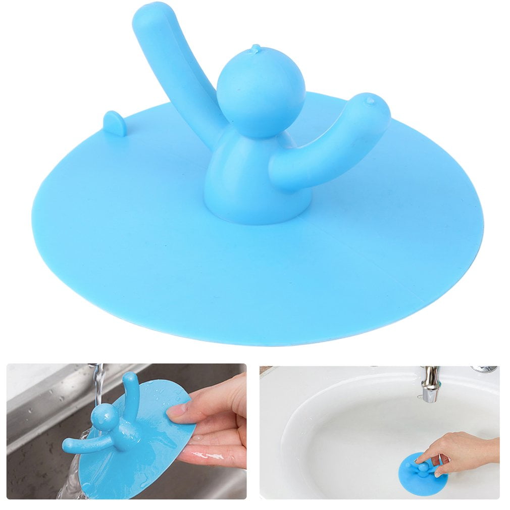 Home Kitchen Washroom Bathroom Shower Waterproof Silicone Sink Plug Water Sink Bathtub Drainage Stopper Tool 