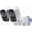 White-2Pack, variant on 2.5K Cameras, Outdoor WiFi Cameras Color Night Vision, AI/PIR Detection, 2-Way Talk, Cloud/SD, Weatherproof, Outdoor Cameras (Black-2Pack)