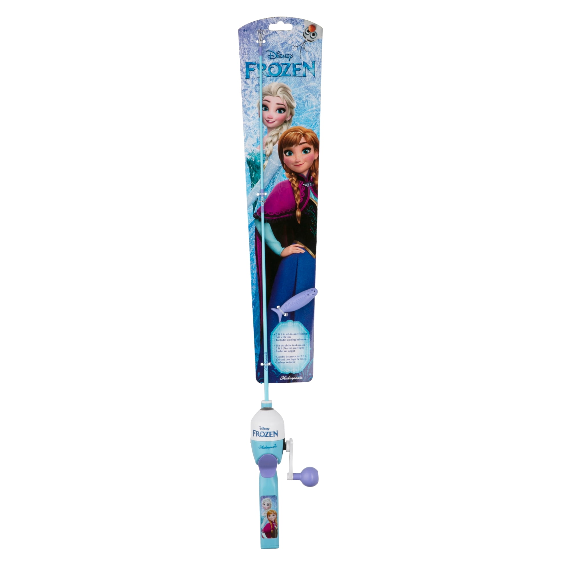 DISNEY'S Shakespeare's 10 choices 2'6" Youth Fishing Pole-Rod & Reel Ships FREE 