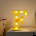 thumbnail image 4 of Nmdmisc Marquee Light Up Letters | Battery Powered LED Letters Lights Alphabet | Marquee Letters with Lights for Party Wedding Birthday Christmas Home Bar Decoration Lighted Letters (F), 4 of 4