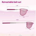 thumbnail image 5 of Kids Fishing Pole Set, Kids Fishing Rod and Reel Combo and Fishing Net Tackle Box with Fishing Lures Hooks and Bag for Girls Age Beginner Little Children Junior Anglers, 5 of 7