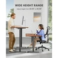 thumbnail image 5 of Height Adjustable Electric Standing Desk,  Sit Stand up Desk, Memory Computer Home Office Desk with Two-Piece Desktop, 5 of 8