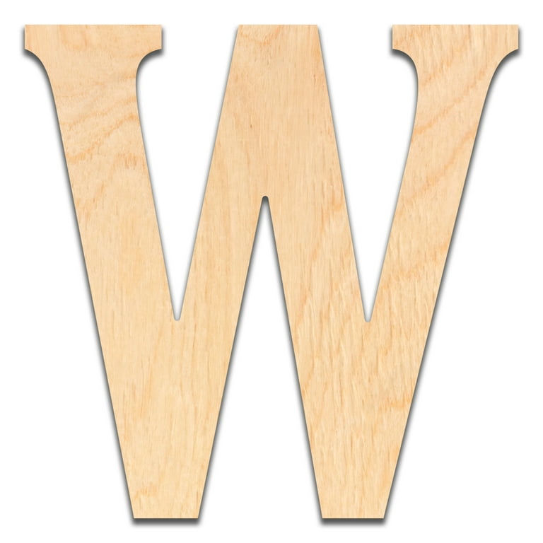 Wood Letters, 6 Inch LETTER O 