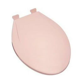 Lift Off Elongated Closed Front Toilet Seat in Venetian Pink Walmart
