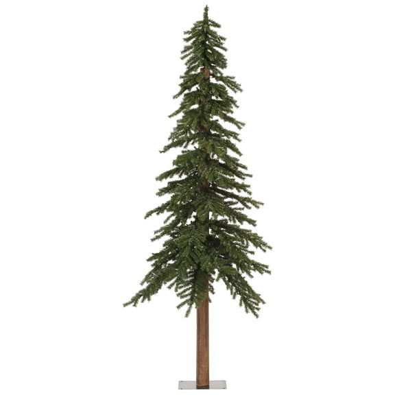 Vickerman 9' Natural Alpine Artificial Christmas Tree, Unlit - Faux Christmas Tree - Seasonal Indoor Home Decor