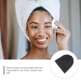 thumbnail image 3 of STRANDCHIC 1Pcs Bonnet de Nuit Foulard Gris Foncé Coton Respirant pour Femmes Design Chic Chimiothérapie, 3 of 6