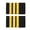 Black&Gold C, variant on Aiihoo 1 Pair Professional Pilot Uniform Epaulets with Gold Stripes Traditional Aviators Shoulder Boards Black&Gold C One Size