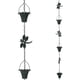 thumbnail image 2 of Cadena de lluvia galvanizada para canalones, bajantes, desviadores de agua exteriores, copas decorativas para lluvia de jardín, campanillas para el hogar, libélulas, ranas, mariposas, decoración, cade, 2 of 8