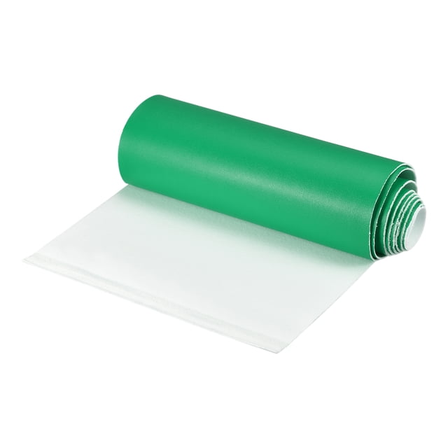 Unique Bargains Smooth Solid Color Faux Leather Sheets, PU Leather for DIY 20 x 135cm Green