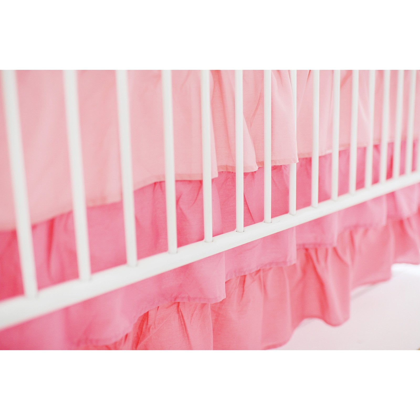 Baby My Baby Sam Ombre Ruffled Nursery Skirt Mint Baby Bedding