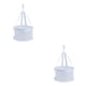 thumbnail image 1 of sweethay Cestas de lavandería Secado Bolsa de red cosmética Estante de almacenamiento de huevos de belleza Blanco Blanco 2Conjunto, 1 of 6