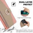 thumbnail image 4 of TECH CIRCLE For iPhone 14 Plus Wallet Case,PU Leather Flip Folio Stand Card Holder Zipper Ring Magnetic Protective Phone Case with Lanyard Strap Women Case for iPhone 14 Plus 6.7" 2022,Pink, 4 of 8