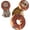 Brown, variant on Recovery Donut Collar for Dogs & Cat,Inflatable Dog Cone Collar Alternative After Surgery,Soft Dog Cone for Large Medium Small Dog,Adjustable Dog Neck Donut Collar