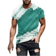 thumbnail image 2 of Kayannuo T-Shirts Graphiques pour Hommes Liquidation T-Shirts pour Hommes Saint-Valentin Mode Décontractée Imprimée Manches Courtes Col Rond T-Shirt Tops, 2 of 4
